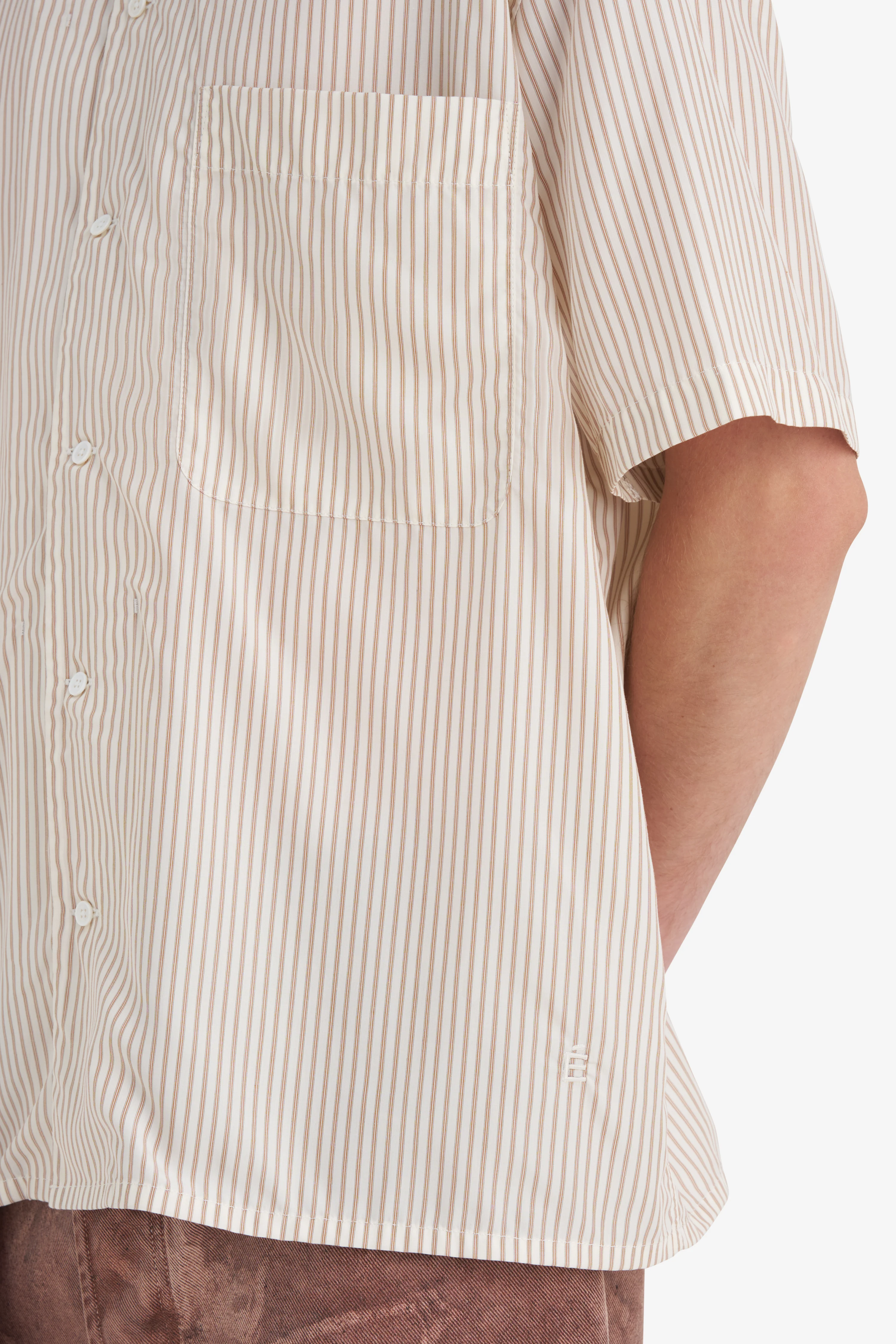 CAMP COLLAR SHIRT STRIPED - Image 5