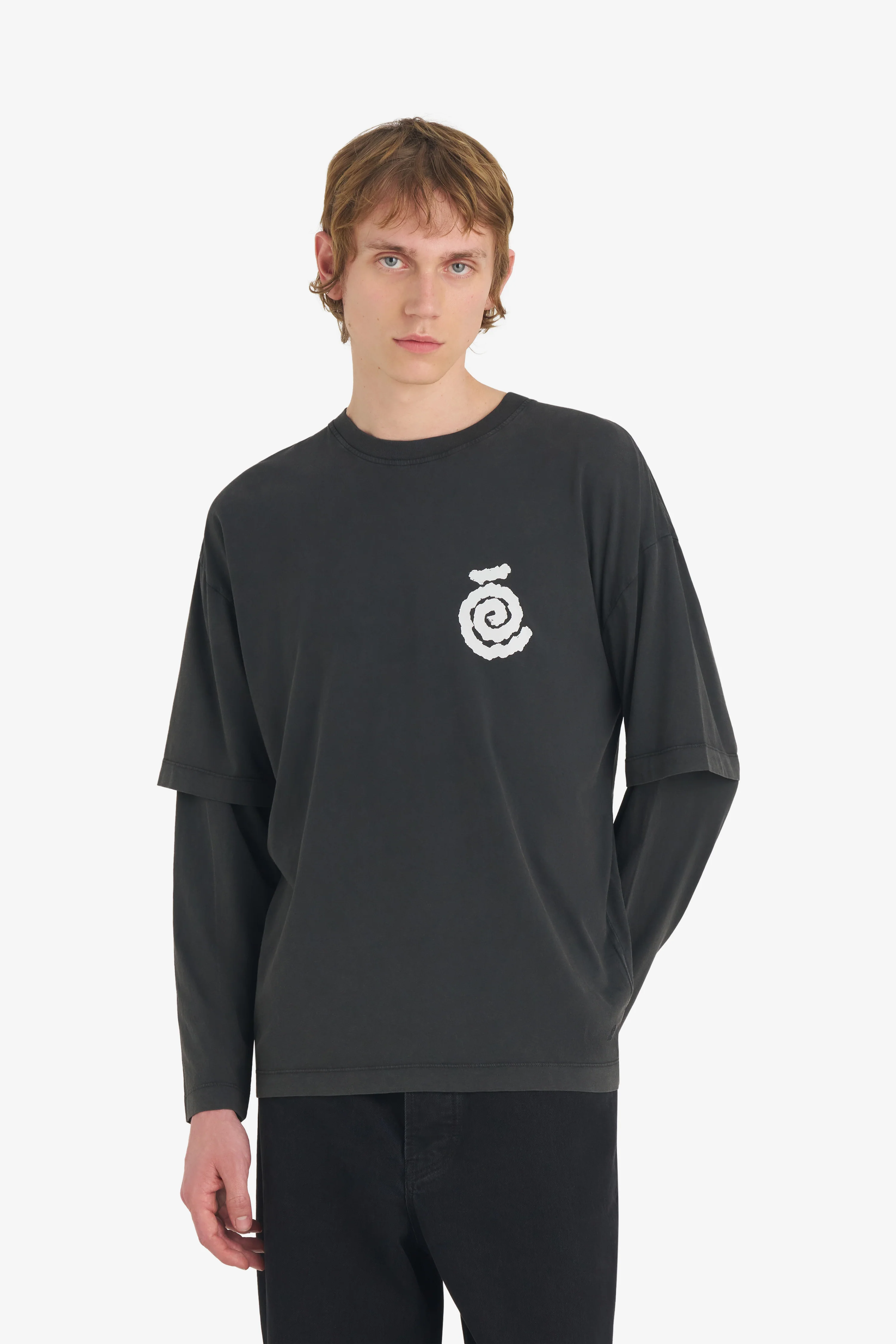 DOUBLE SLEEVE T-SHIRT SPIRAL