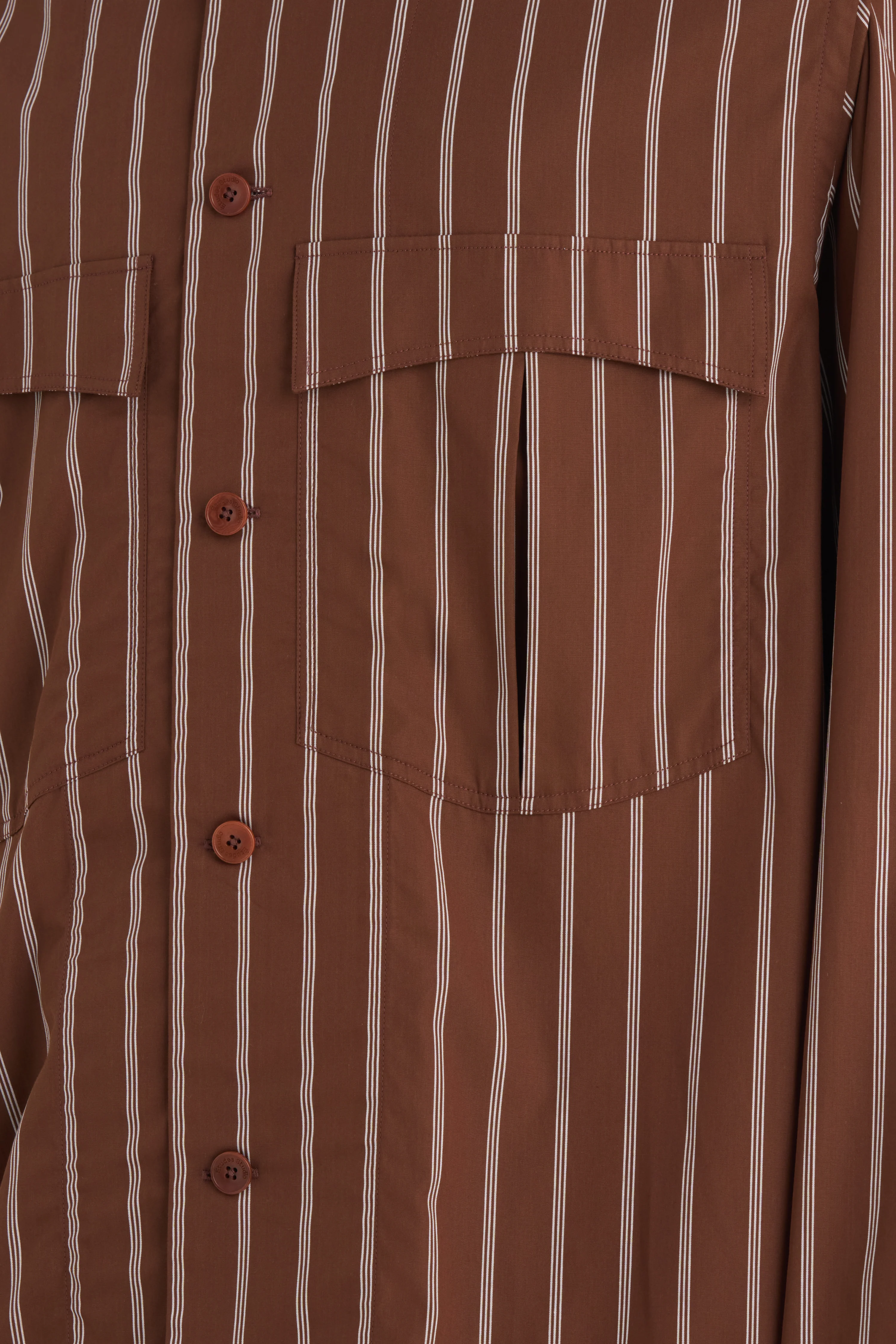 HOODED SHIRT STRIPED - Image 10