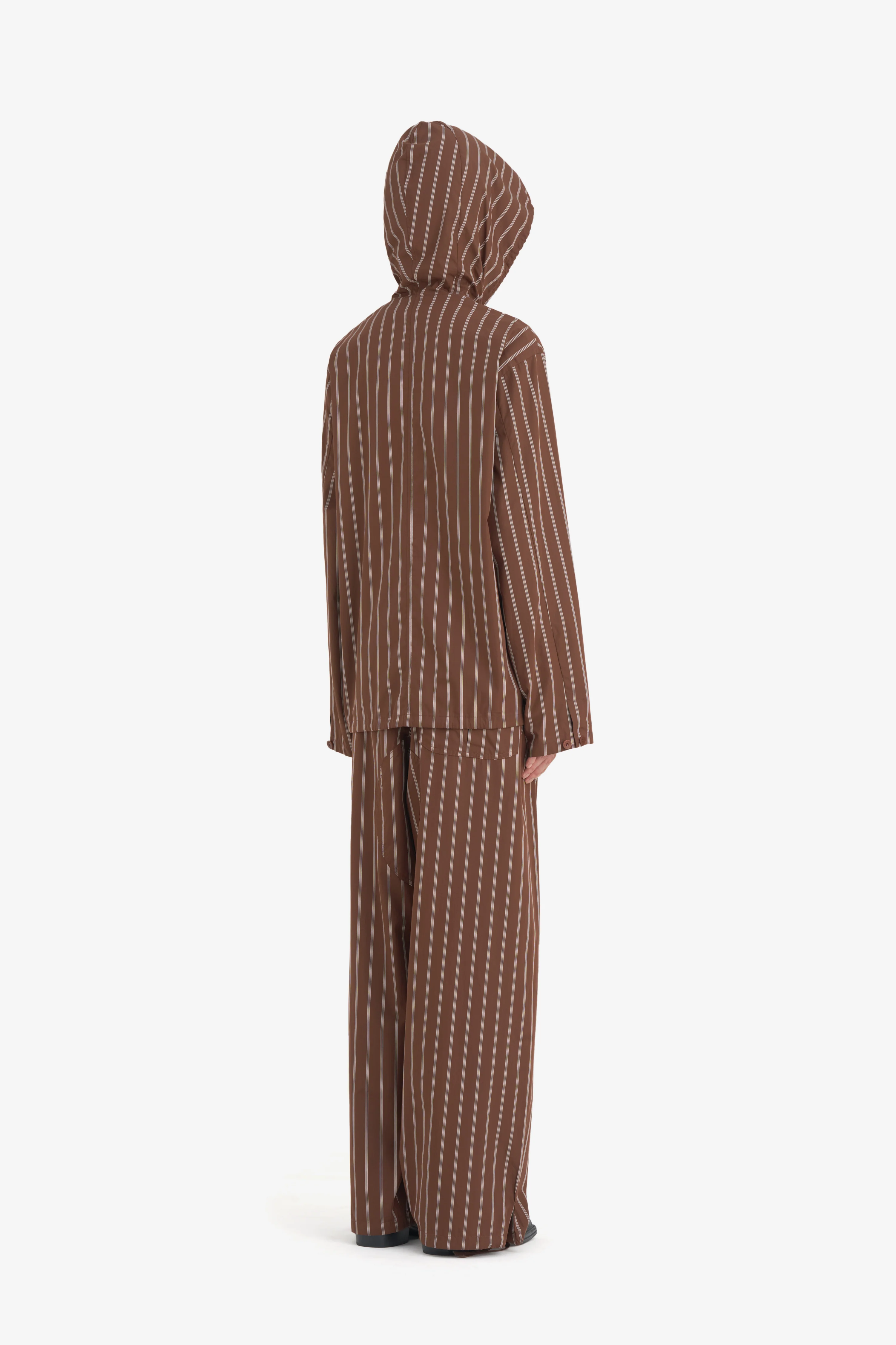 HOODED SHIRT STRIPED - Image 8
