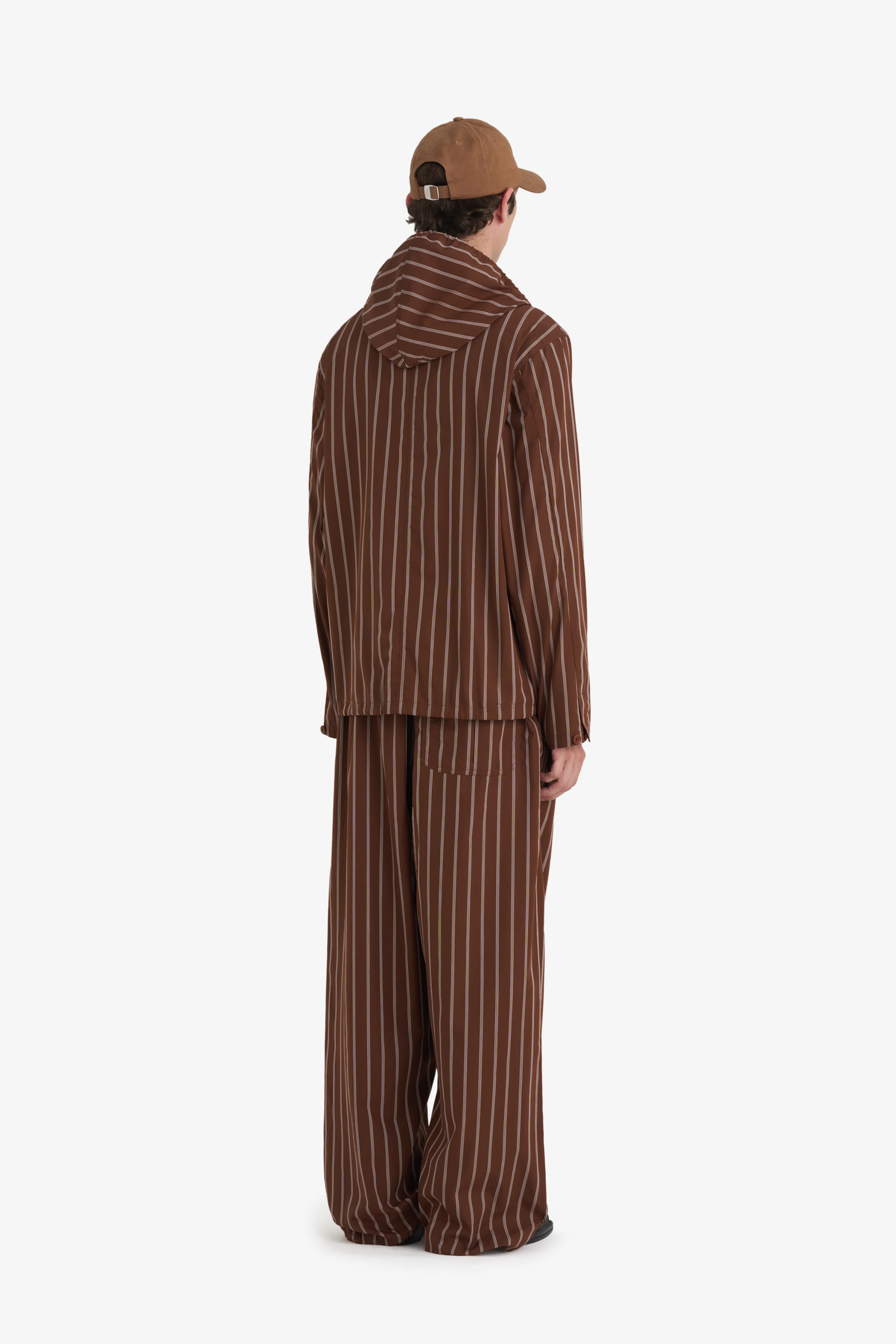HOODED SHIRT STRIPED - Image 9