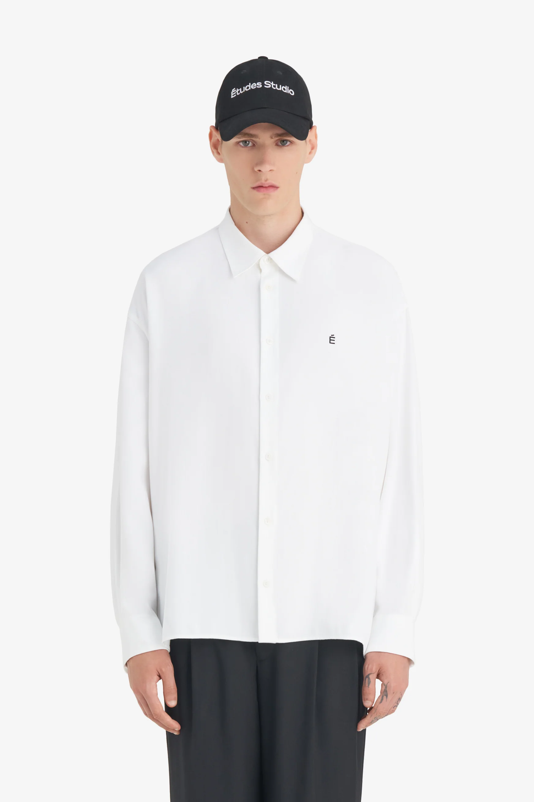 OVERSIZED SHIRT É - WHITE - Image 2