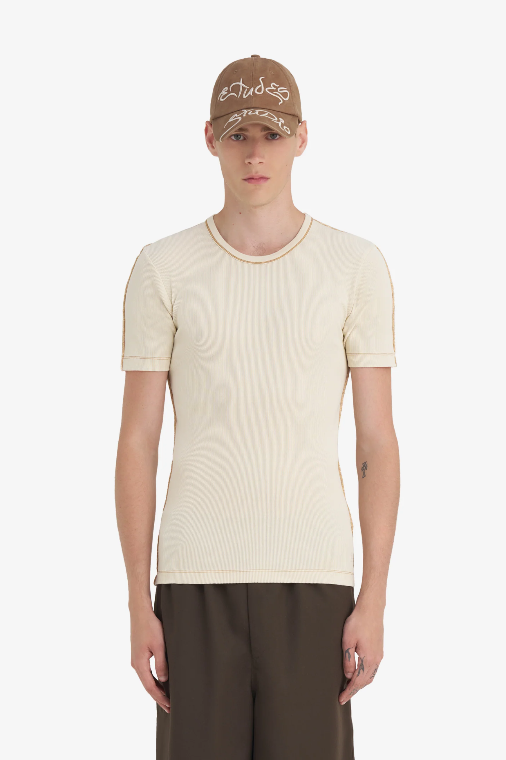 RIB T-SHIRT WASH