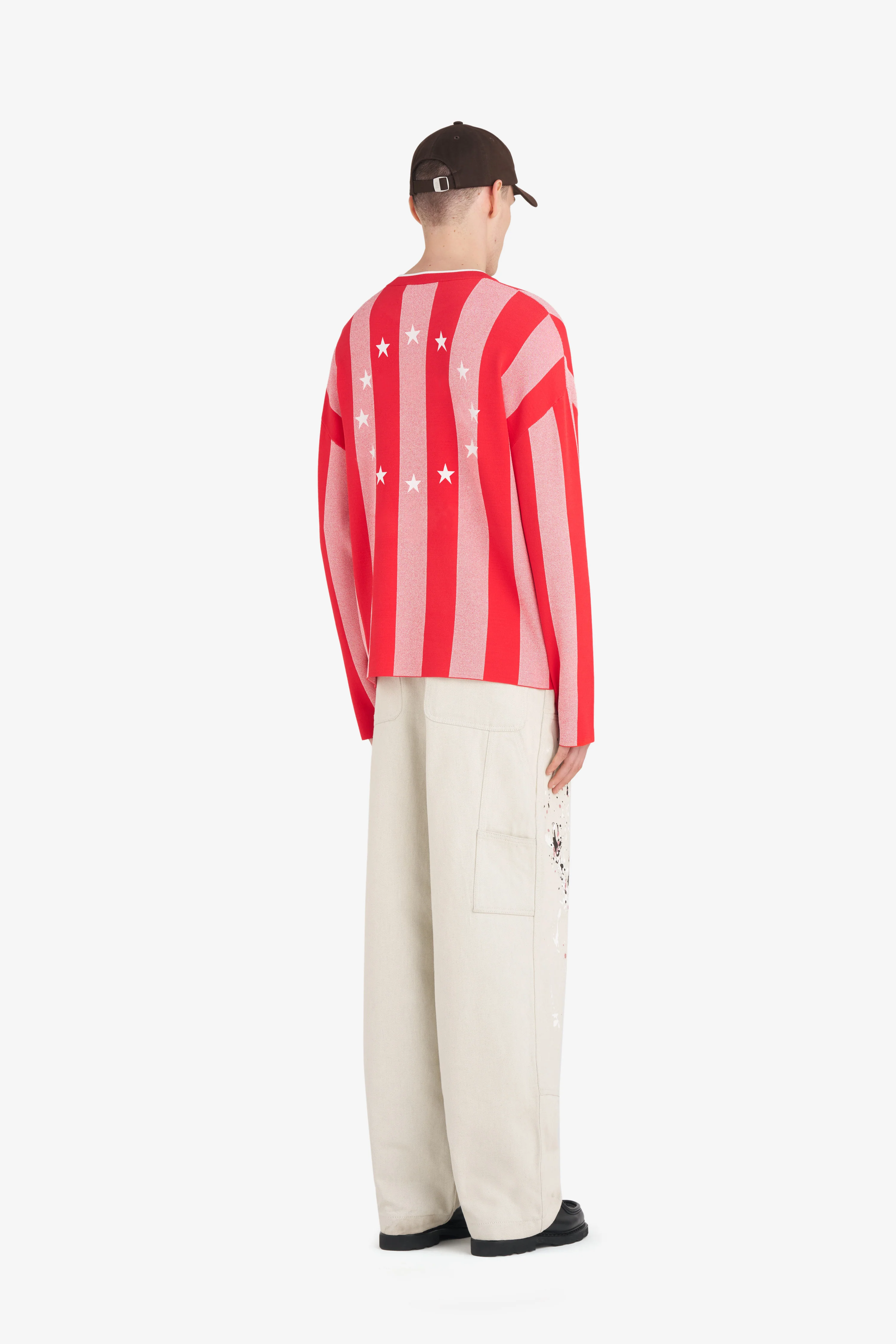 SOCCER LONG SLEEVES T-SHIRT STRIPED - Image 4