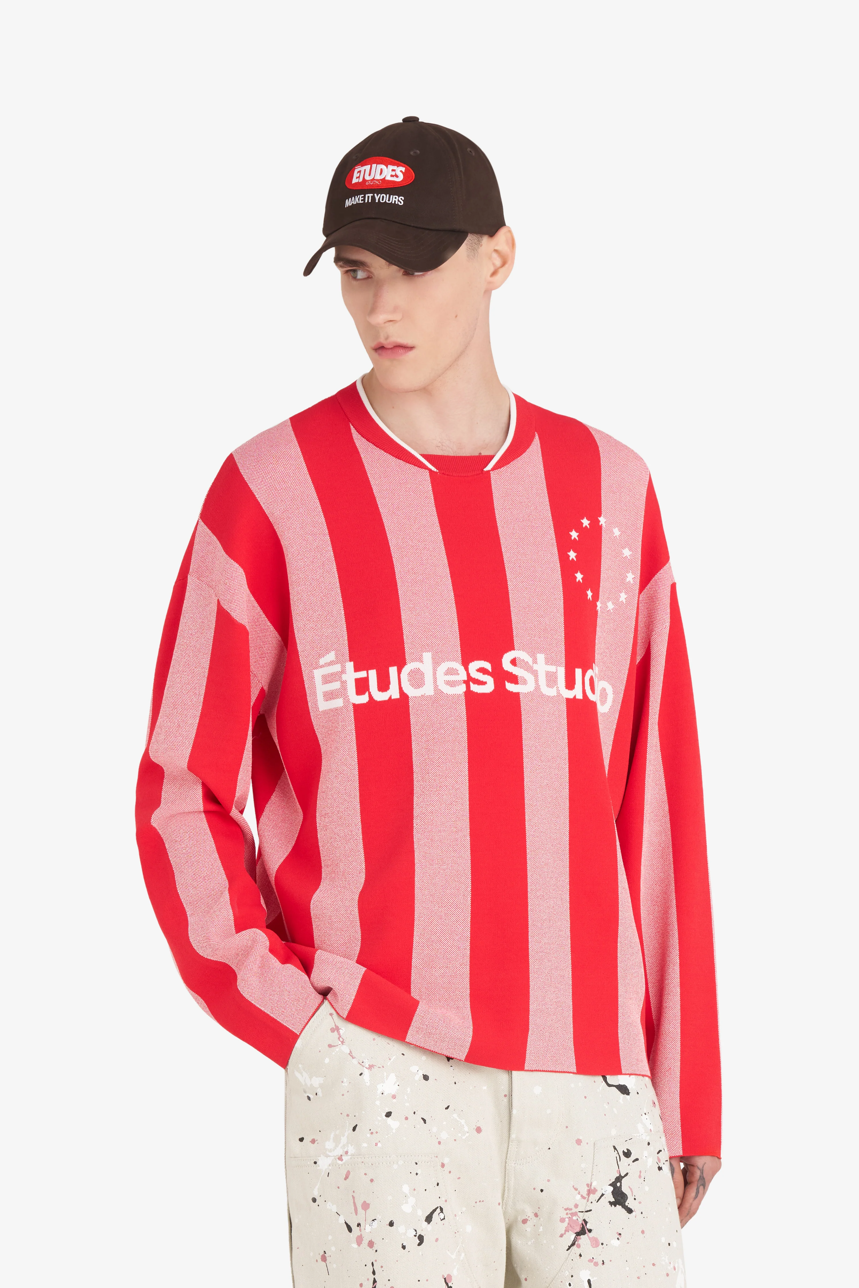 SOCCER LONG SLEEVES T-SHIRT STRIPED - Image 5