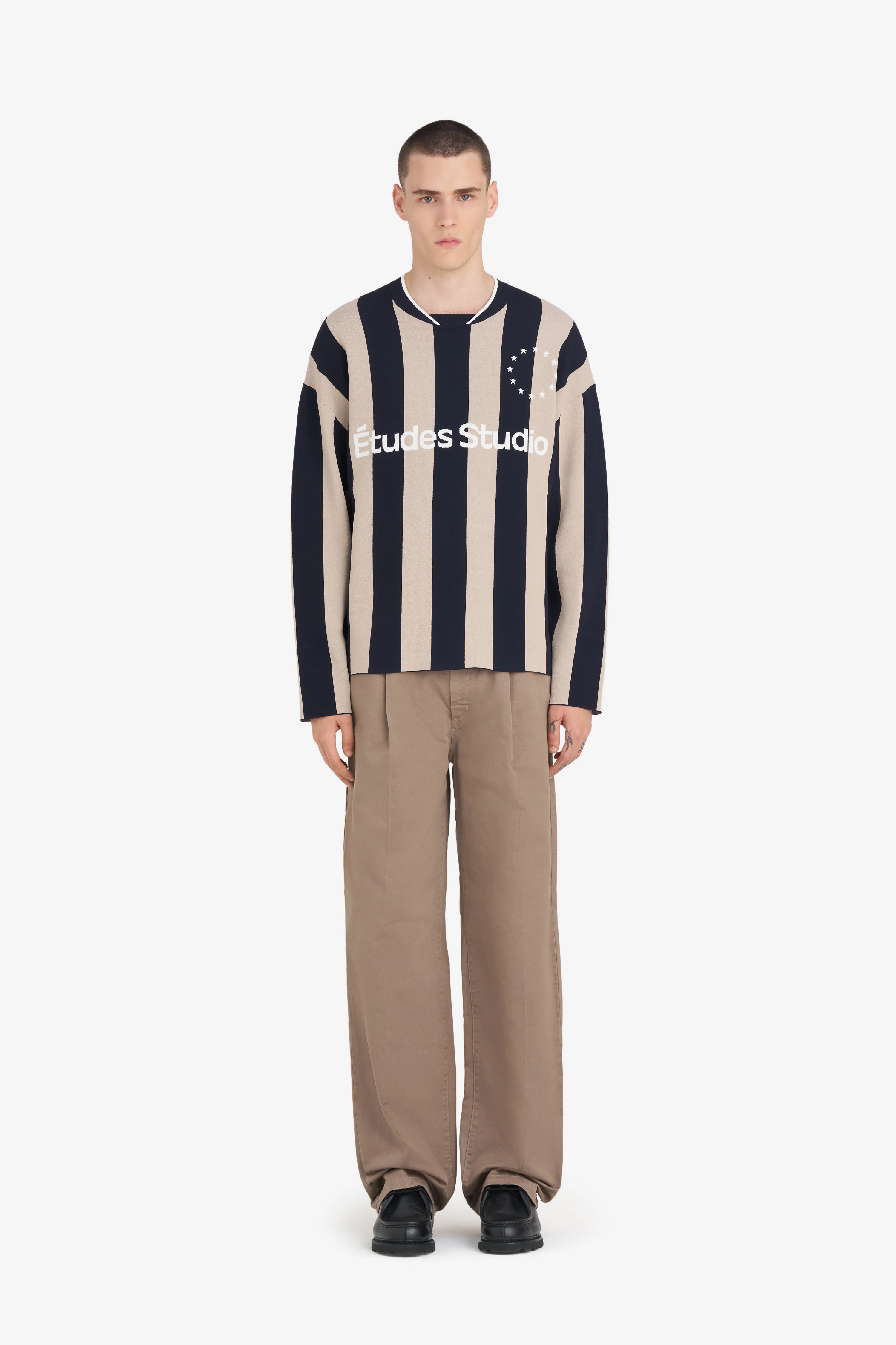 SOCCER LONG SLEEVES T-SHIRT STRIPED - Image 4
