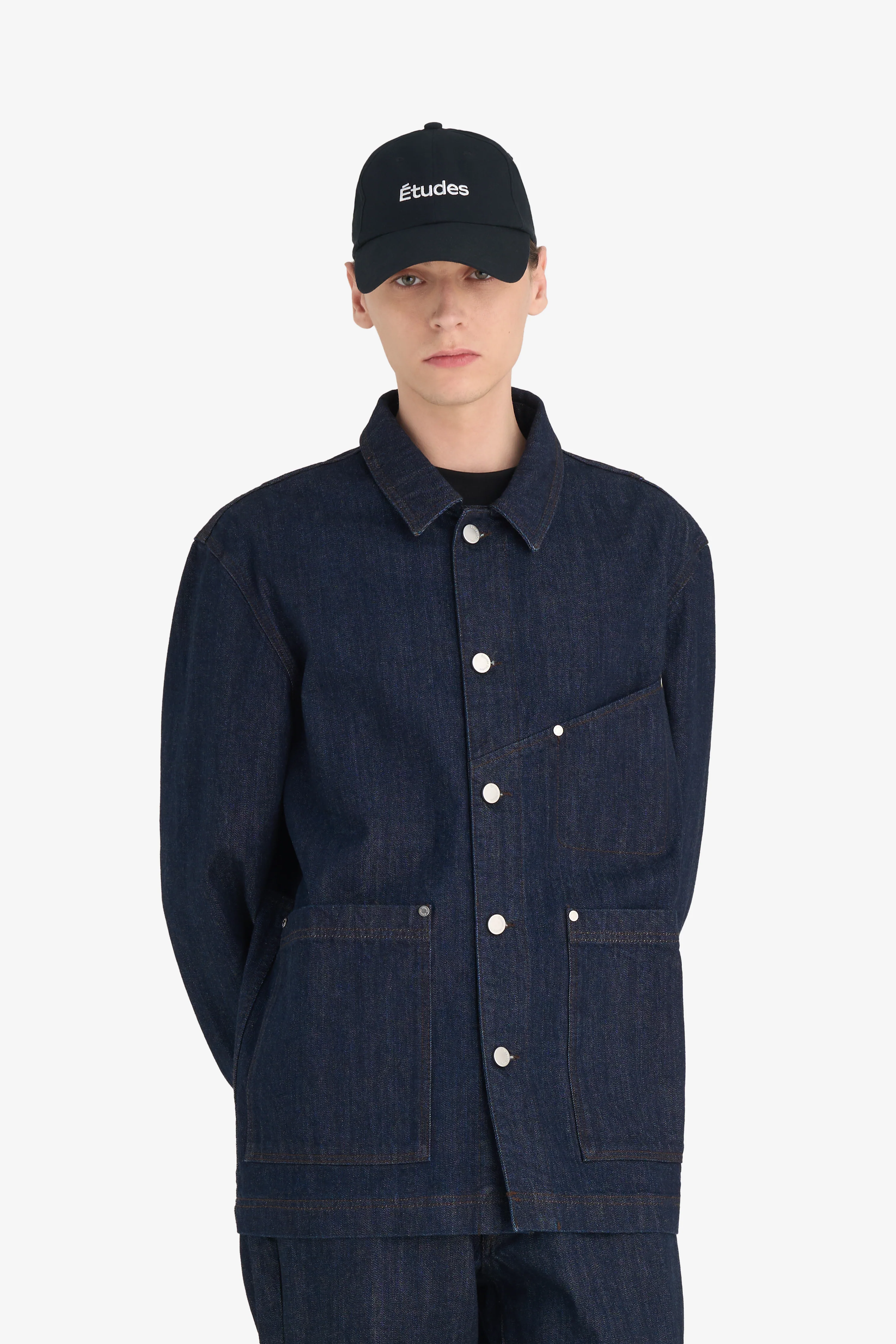 WORKER RAW DENIM JACKET - Image 5