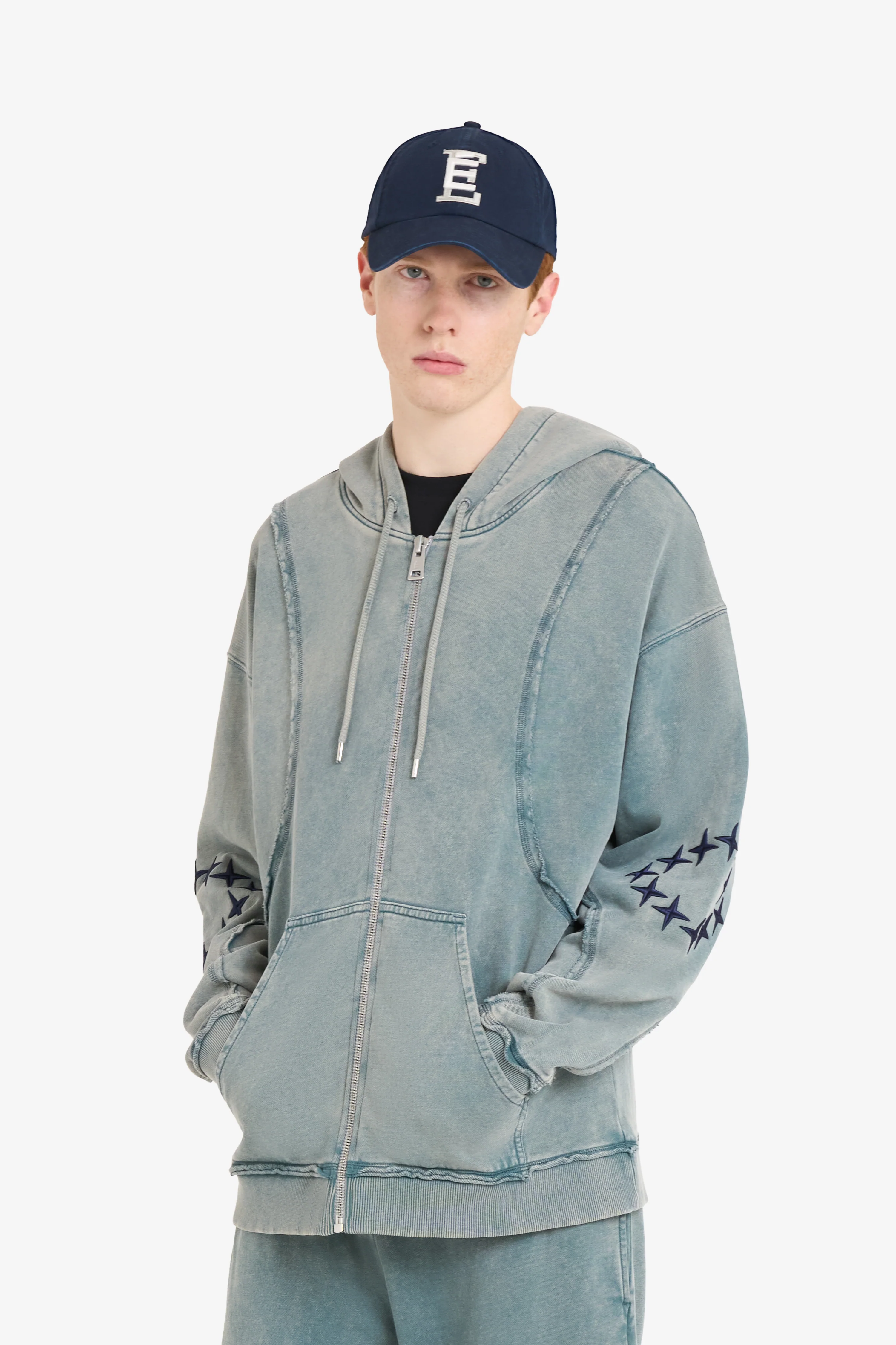 ZIP HOODY RAW EDGES - Image 3